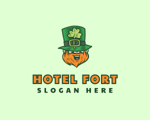 Lucky Irish Leprechaun logo design