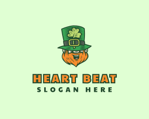 Lucky Irish Leprechaun logo design