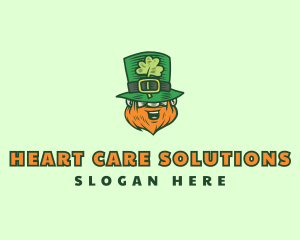 Lucky Irish Leprechaun logo design