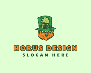 Lucky Irish Leprechaun logo design