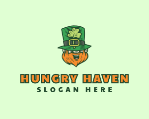 Lucky Irish Leprechaun logo design