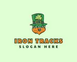 Lucky Irish Leprechaun logo design