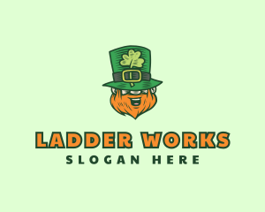 Lucky Irish Leprechaun logo design