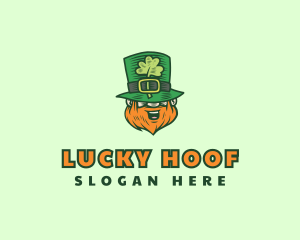 Lucky Irish Leprechaun logo design