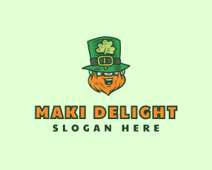 Lucky Irish Leprechaun logo design