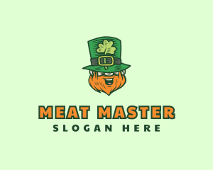 Lucky Irish Leprechaun logo design