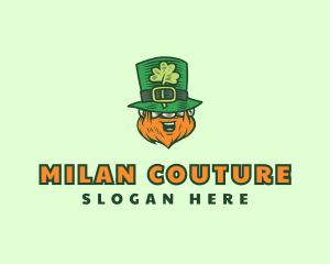 Lucky Irish Leprechaun logo design