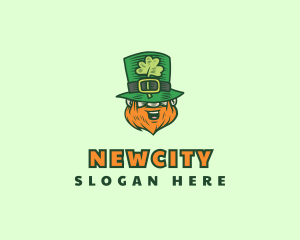 Lucky Irish Leprechaun logo design