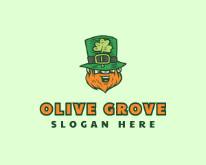 Lucky Irish Leprechaun logo design