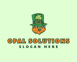 Lucky Irish Leprechaun logo design