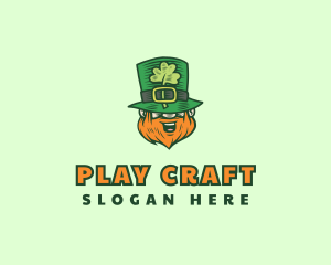 Lucky Irish Leprechaun logo design