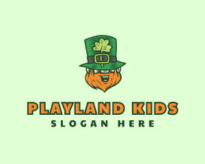 Lucky Irish Leprechaun logo design