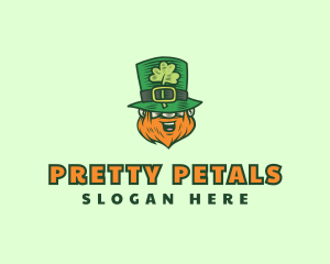 Lucky Irish Leprechaun logo design