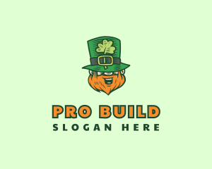 Lucky Irish Leprechaun logo design