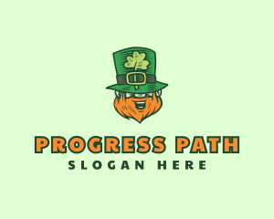 Lucky Irish Leprechaun logo design