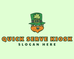 Lucky Irish Leprechaun logo design