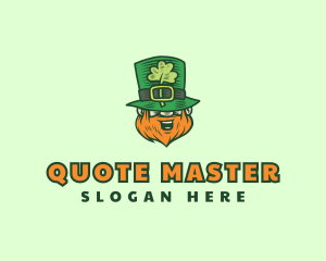 Lucky Irish Leprechaun logo design