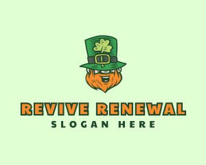 Lucky Irish Leprechaun logo design