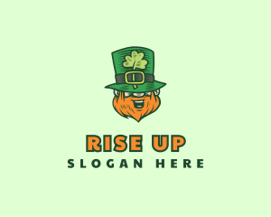 Lucky Irish Leprechaun logo design