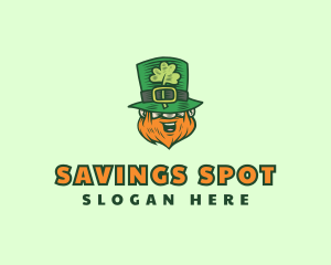 Lucky Irish Leprechaun logo design