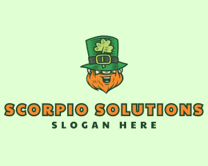 Lucky Irish Leprechaun logo design