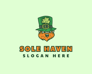 Lucky Irish Leprechaun logo design