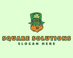 Lucky Irish Leprechaun logo design