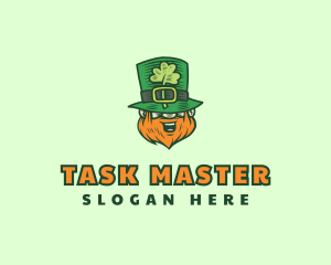 Lucky Irish Leprechaun logo design