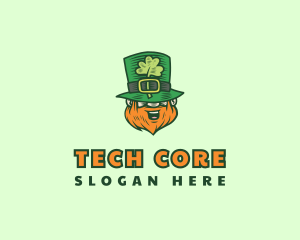 Lucky Irish Leprechaun logo design