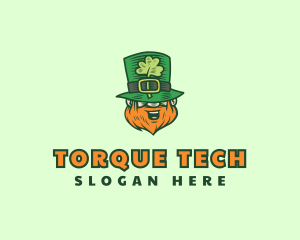 Lucky Irish Leprechaun logo design