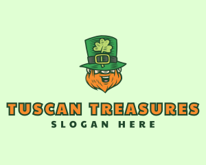 Lucky Irish Leprechaun logo design