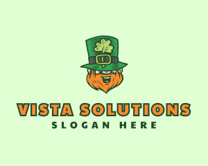 Lucky Irish Leprechaun logo design