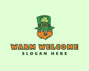 Lucky Irish Leprechaun logo design