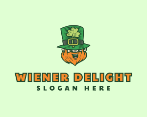 Lucky Irish Leprechaun logo design