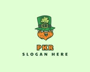 Lucky Irish Leprechaun logo design