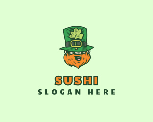 Lucky Irish Leprechaun logo design