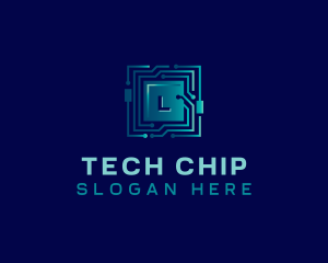 Digital Circuit Technology logo design