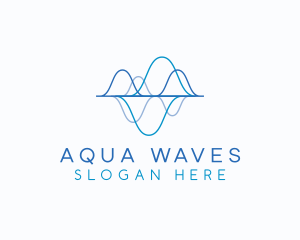 Waves - Biotechnology Tech Waves logo design