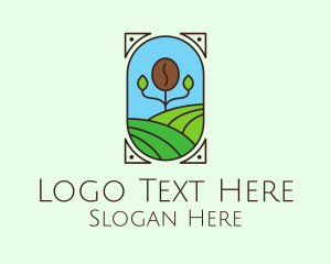 Field - Coffee Bean Farm Field logo design