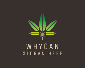 Ejuice - Coffee Marijuana Leaf logo design