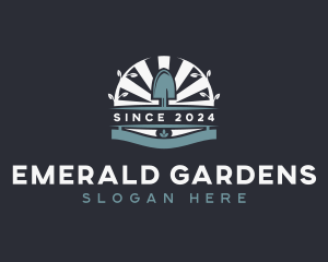 Lawn Shovel Landscaping logo design