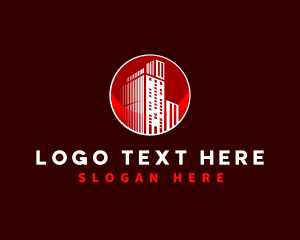 House - Skyscraper Building Structure logo design