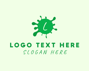 Splatter - Viral Bacteria Virus logo design