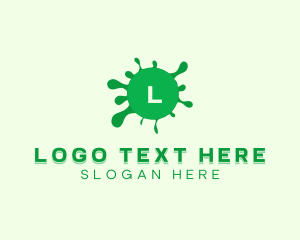 Viral - Viral Bacteria Virus logo design