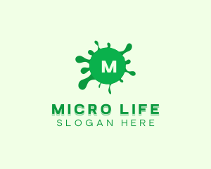 Bacteria - Viral Bacteria Virus logo design