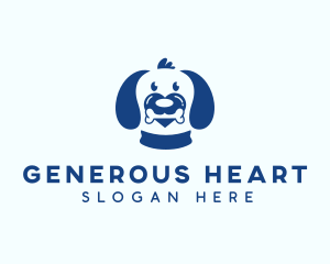 Puppy Dog Heart logo design