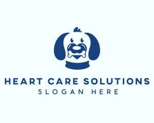 Puppy Dog Heart logo design