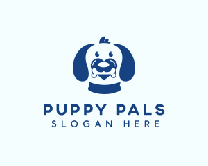 Puppy Dog Heart logo design