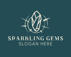 Sparkle Jewel gem logo design