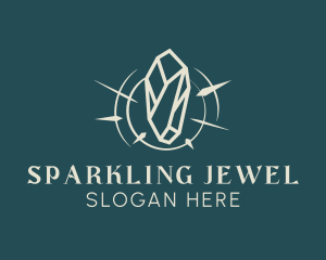 Sparkle Jewel gem logo design